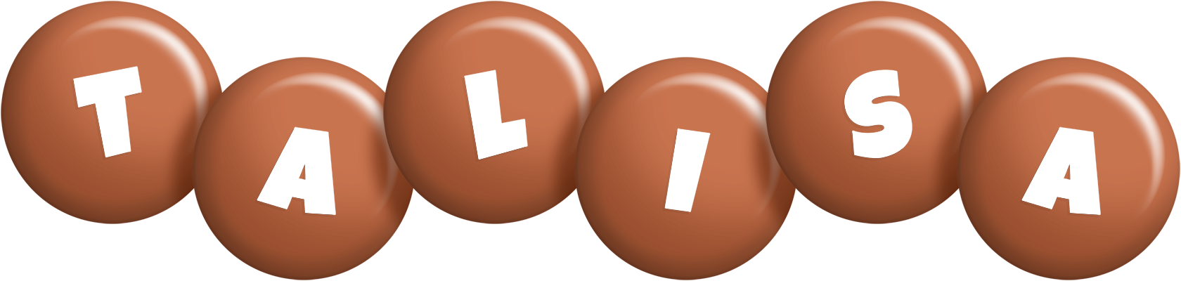 Talisa candy-brown logo