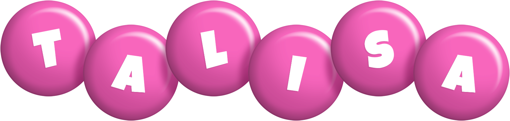 Talisa candy-pink logo