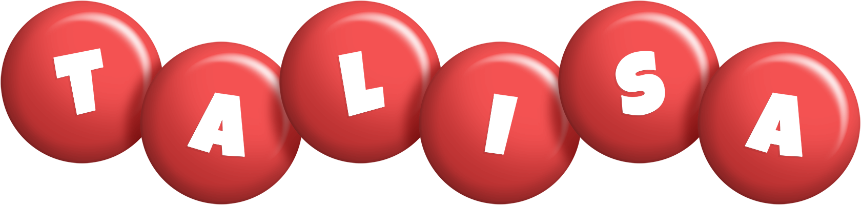Talisa candy-red logo
