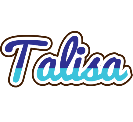 Talisa raining logo