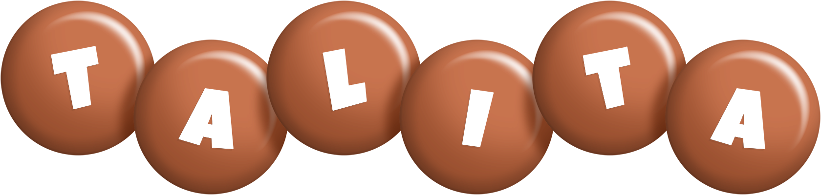 Talita candy-brown logo