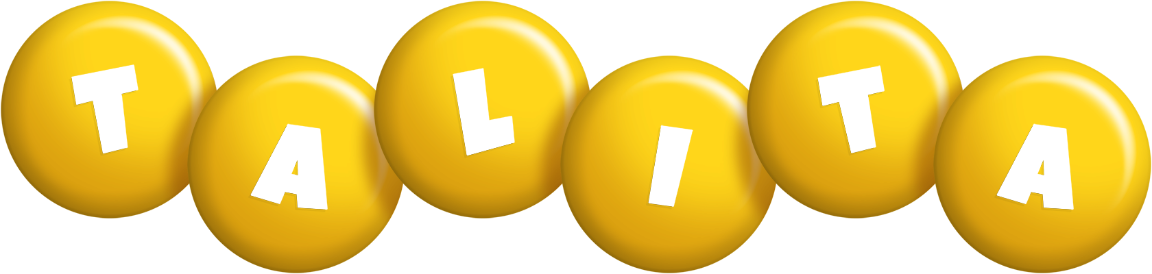 Talita candy-yellow logo