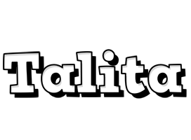 Talita snowing logo