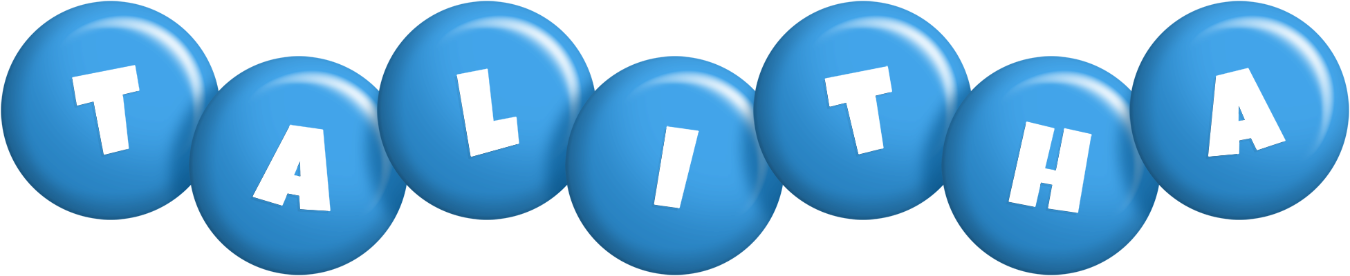 Talitha candy-blue logo