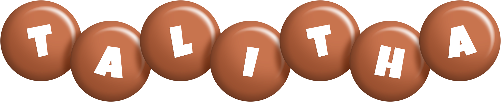Talitha candy-brown logo
