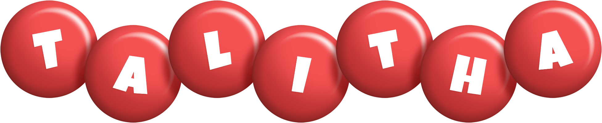 Talitha candy-red logo
