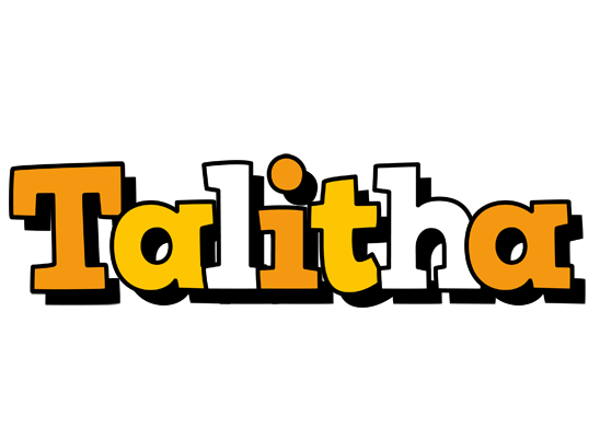 Talitha cartoon logo