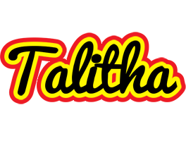 Talitha flaming logo