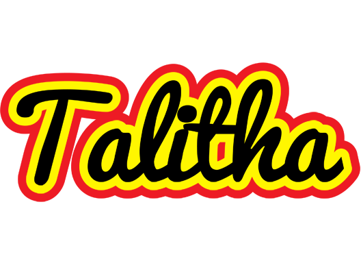 Talitha flaming logo