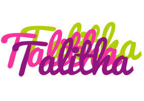 Talitha flowers logo