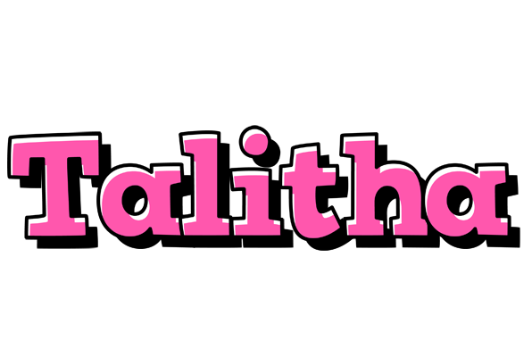 Talitha girlish logo