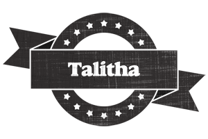 Talitha grunge logo