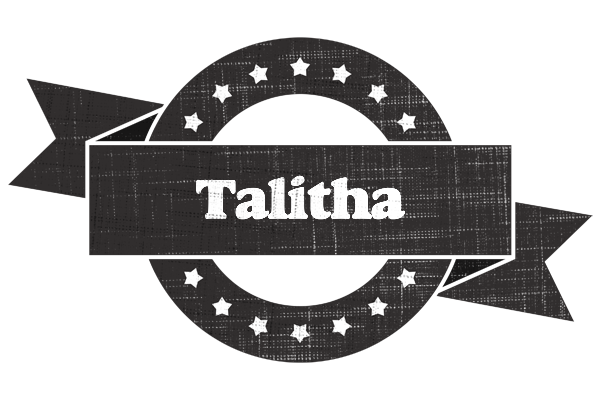 Talitha grunge logo
