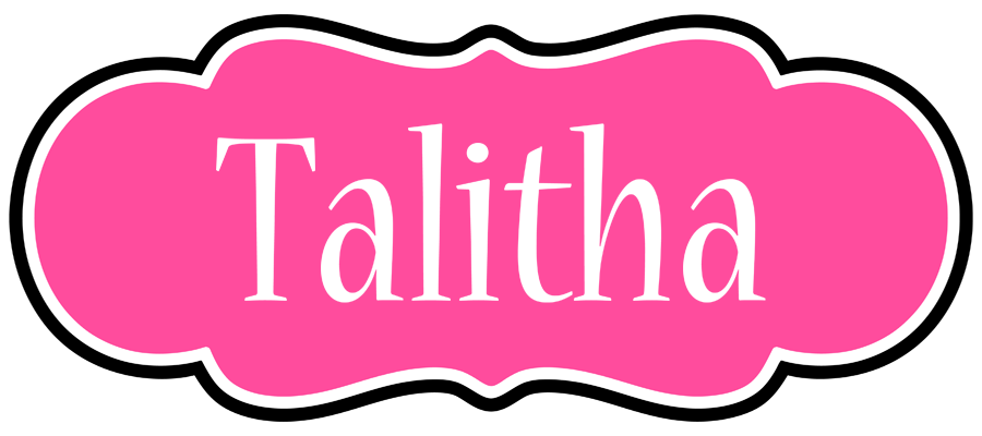 Talitha invitation logo