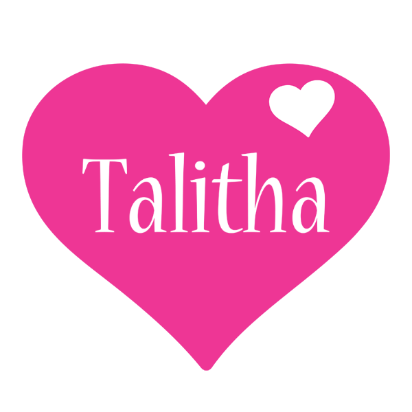 Talitha love-heart logo
