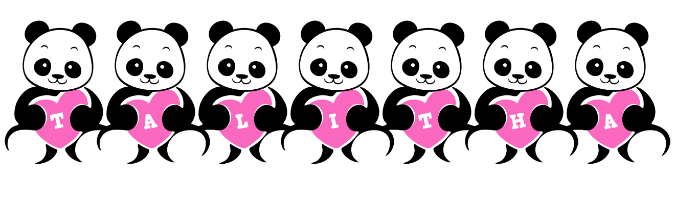 Talitha love-panda logo