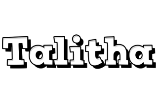 Talitha snowing logo