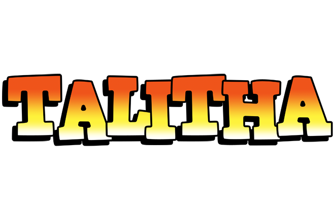 Talitha sunset logo
