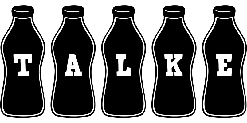Talke bottle logo