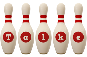 Talke bowling-pin logo