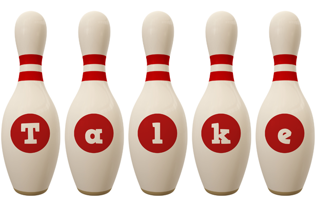 Talke bowling-pin logo
