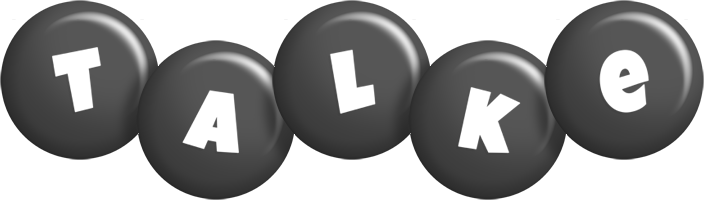 Talke candy-black logo
