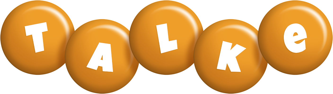 Talke candy-orange logo