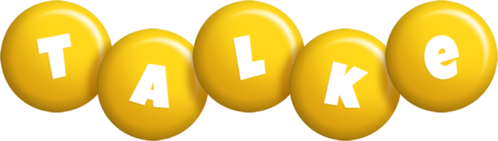 Talke candy-yellow logo