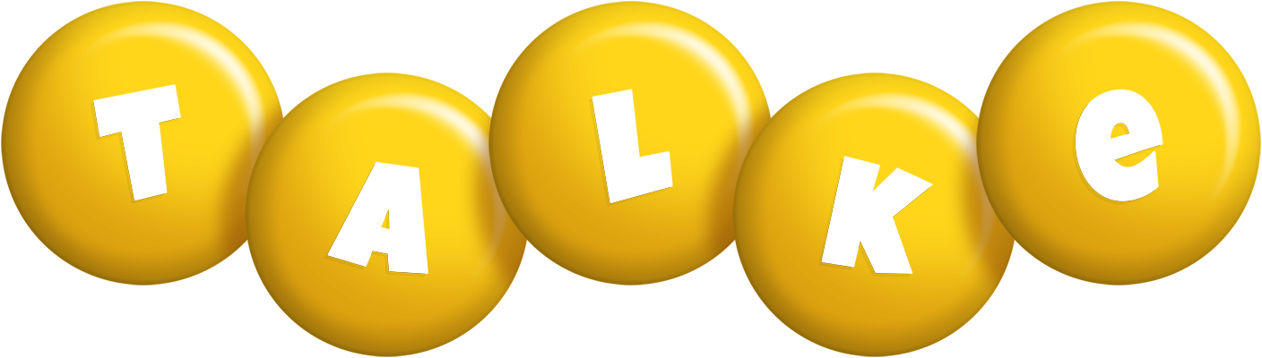 Talke candy-yellow logo