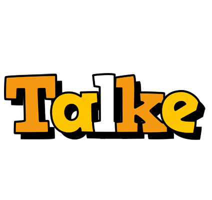 Talke cartoon logo