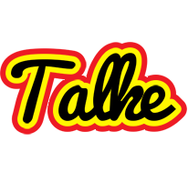 Talke flaming logo