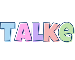 Talke pastel logo