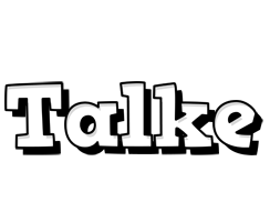 Talke snowing logo