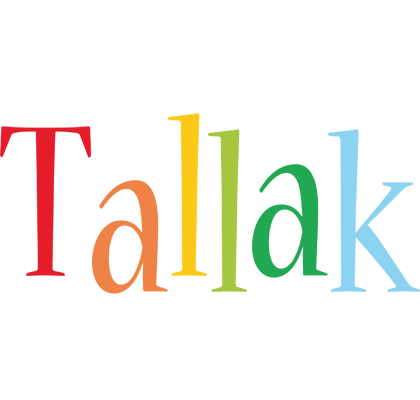 Tallak birthday logo