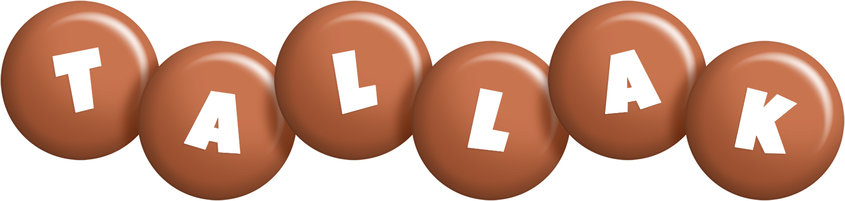 Tallak candy-brown logo