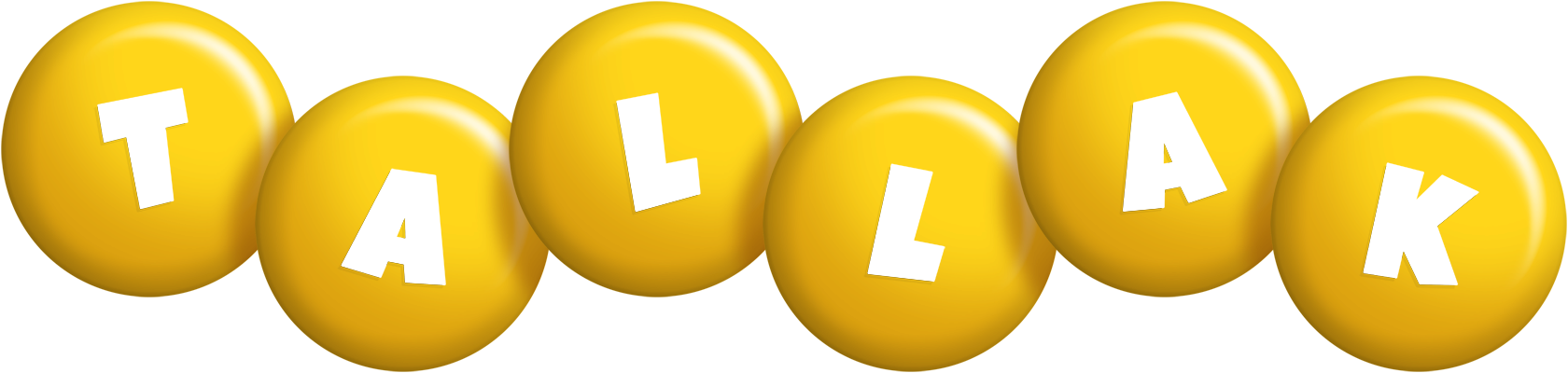 Tallak candy-yellow logo