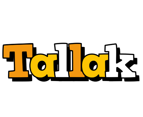 Tallak cartoon logo