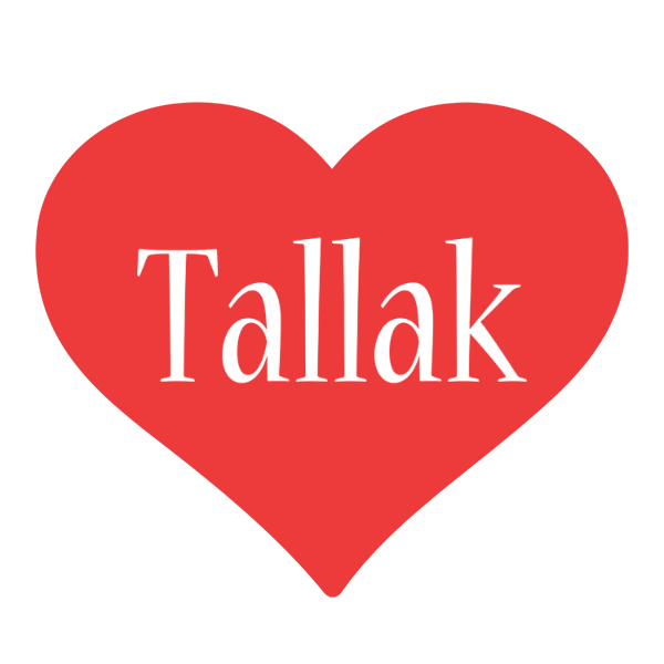 Tallak love logo