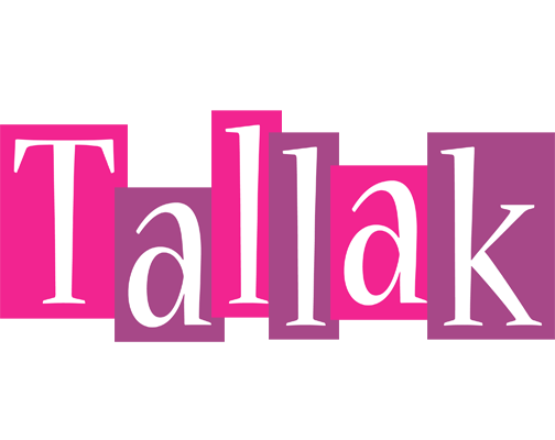 Tallak whine logo