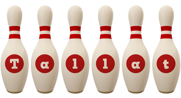 Tallat bowling-pin logo