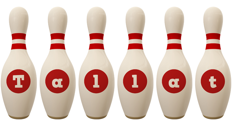 Tallat bowling-pin logo