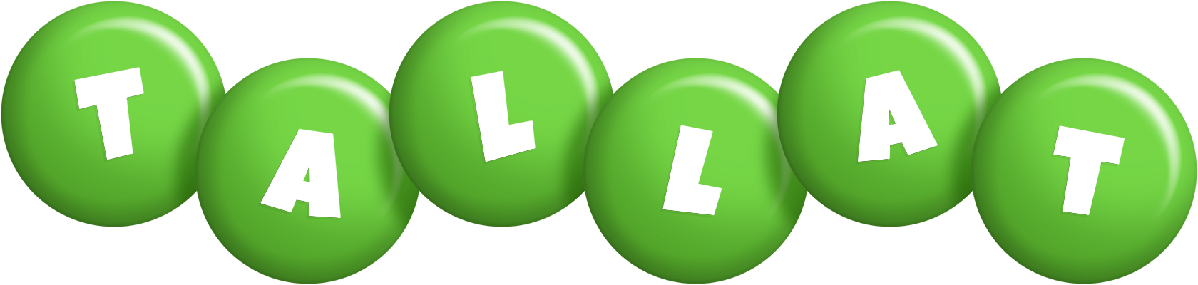 Tallat candy-green logo