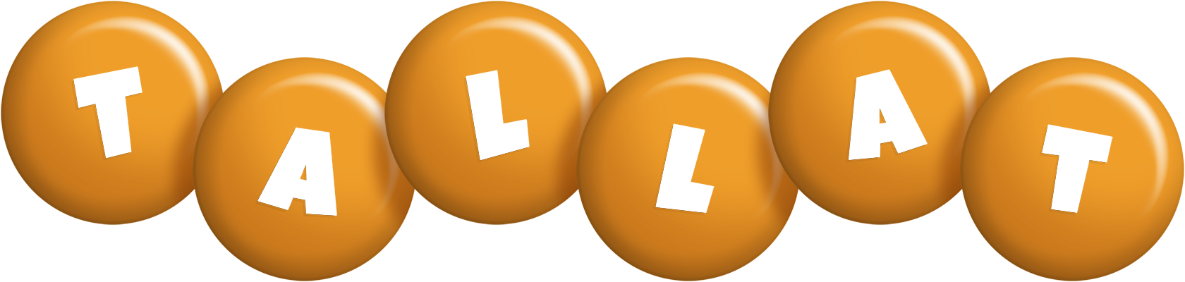 Tallat candy-orange logo