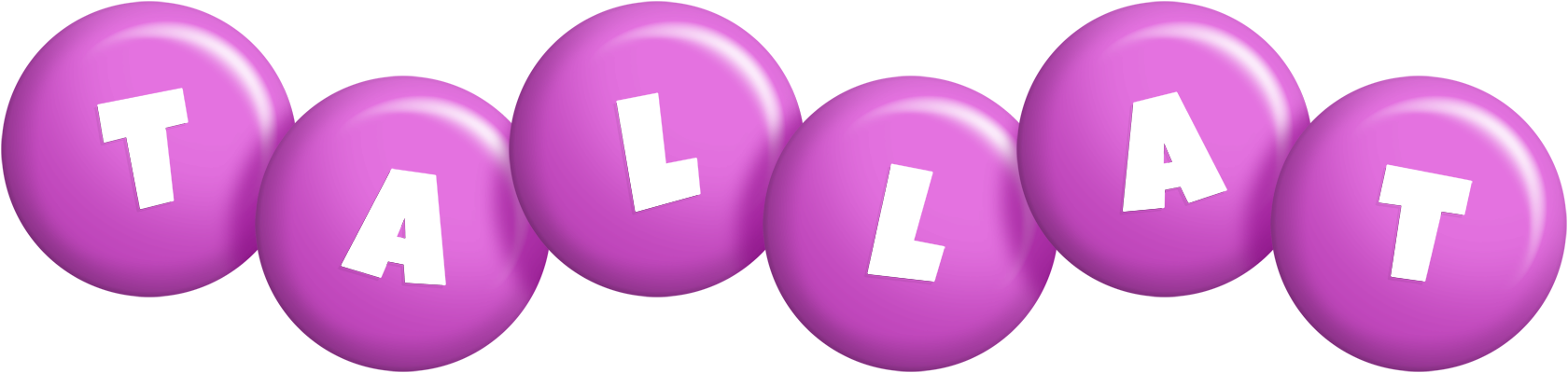 Tallat candy-purple logo