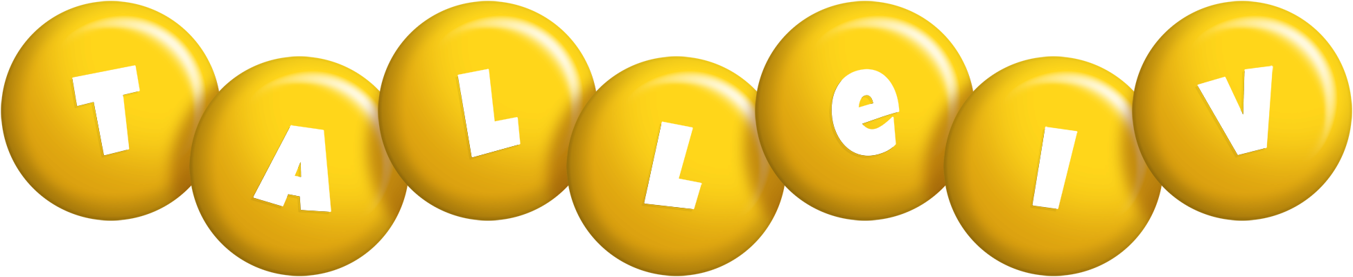 Talleiv candy-yellow logo