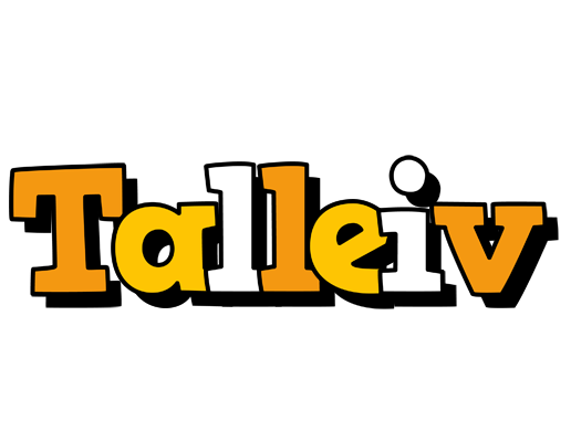 Talleiv cartoon logo