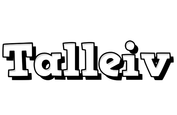 Talleiv snowing logo