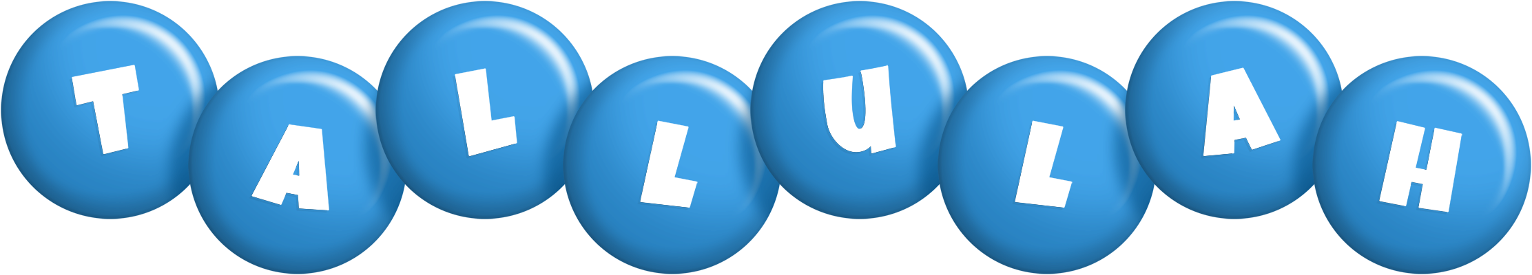 Tallulah candy-blue logo