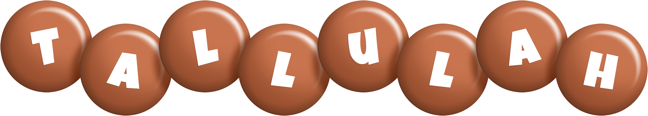Tallulah candy-brown logo