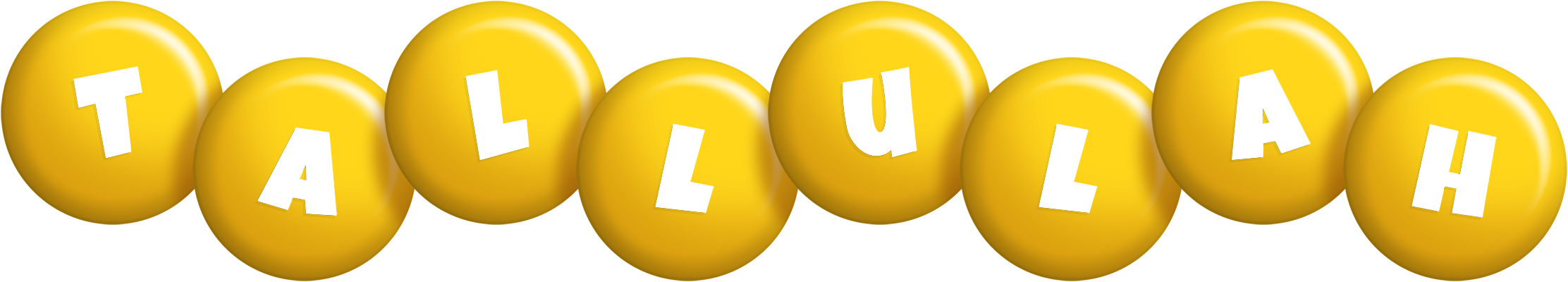 Tallulah candy-yellow logo